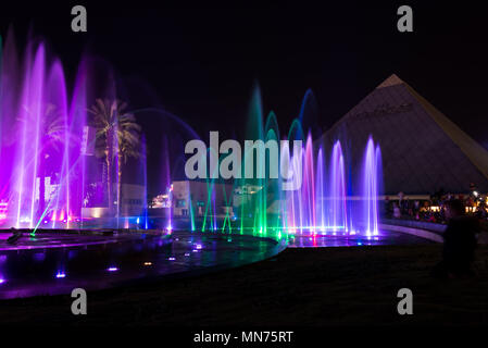 Musical Fountain Eilat, Israel Stock Photo