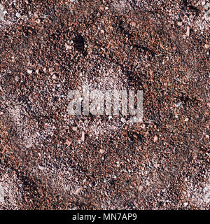 seamless coarse wet sand with traces. background, texture Stock Photo