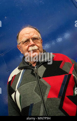 Turin, Italy. 13th May, 2018. Turin. Walter Siti at the book fair. in the picture: Walter Siti Credit: Independent Photo Agency/Alamy Live News Stock Photo