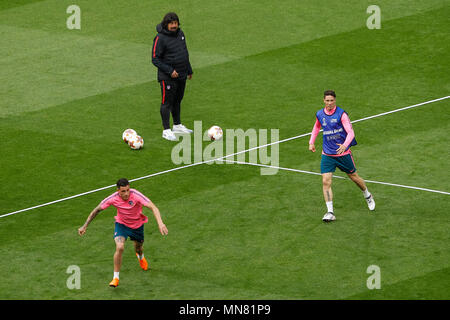 Atletico Madrid assistant manager German Burgos Stock ...