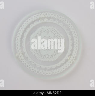 Coaster or glass coaster on a background Stock Photo