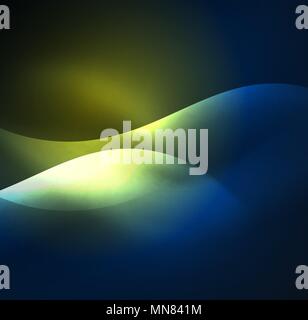 Illuminated neon waves. Vector abstract illuminated neon waves Stock Vector
