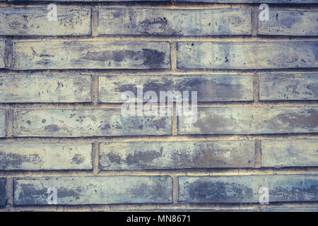 old grey grunge brick wall background Stock Photo
