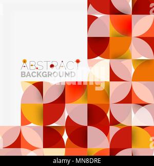 Modern geometrical abstract background circles. Modern geometrical abstract background - circles. Business or technology presentation design template, brochure or flyer pattern, or geometric web banner Stock Vector