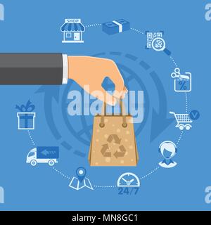 Online Shopping Concept Stock Vector