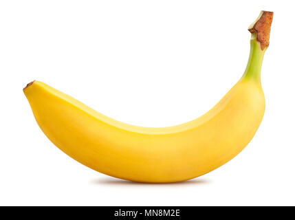 banana path isolated Stock Photo