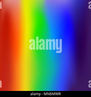 Abstract Blurred Gradient Mesh Background in Bright Rainbow Colors. Light Multicolor Texture. Colorful Banner Template. Stock Vector