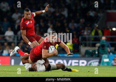 England's Sam Burgess during the opening Rugby World Cup match at ...