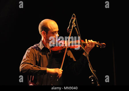 Bryan Gear renowned Shetland fiddle player Stock Photo