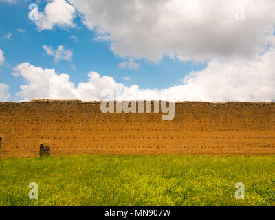 ancient Roman walls near the ancient Appia Rome, Italy Stock Photo - Alamy