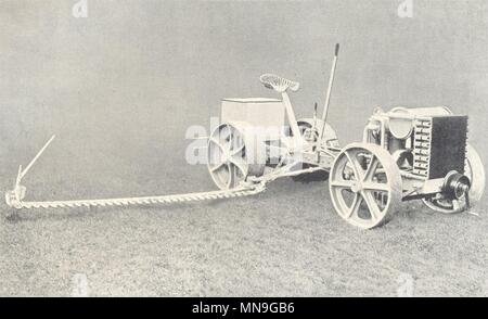 AGRICULTURAL MOTORS. General Tractor (Cyclone Cot, London) 1912 old print Stock Photo