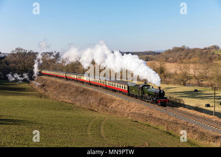 Severn Valley Steam Railway Stock Photo