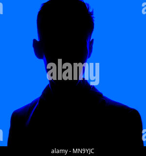 Full body silhouette of a businessman isolated on a white background. He is  standing and waiting and posed as if bored or impatient Stock Photo - Alamy