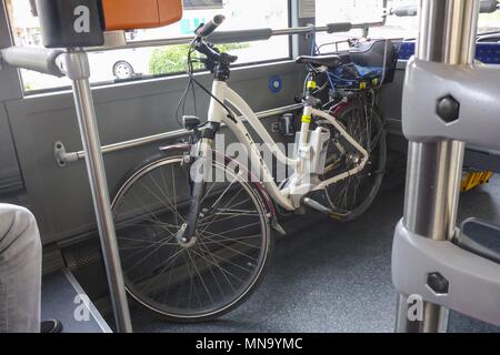 Switzerland Wallis SSB train - June 2017 | usage worldwide Stock Photo