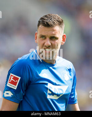 Sinsheim, Deutschland. 12th May, 2018. Adam SZALAI (1899) Football 1. Bundesliga, 34. matchday, TSG 1899 Hoffenheim (1899) - Borussia Dortmund (DO) 3: 1, on 12.05.2018 in Sinsheim/Germany. | usage worldwide Credit: dpa/Alamy Live News Stock Photo