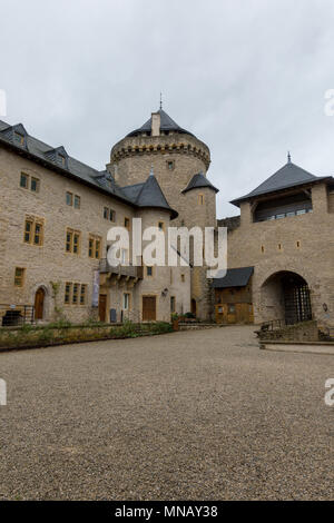 Château de Malbrouck. Malbrouck Castle. Burg Malbrouck. Stock Photo