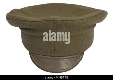 world war 1914 - 1918 army cap isolated on white background Stock Photo
