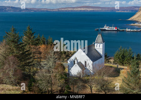 The Uig Free church of Scotland, Isle of Skye, Scotland Stock Photo
