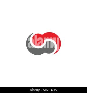 Connect logo, business connecting logo. Stock Vector