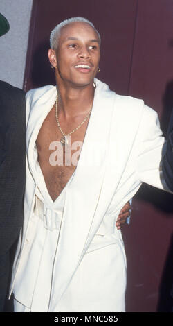 UNIVERSAL CITY, CA - SEPTEMBER 6: Dancer Oliver Crumes Jr. attends the Seventh Annual MTV Video Music Awards on September 6, 1990 at Universal Amphitheatre in Universal City, California. Photo by Barry King/Alamy Stock Photo Stock Photo