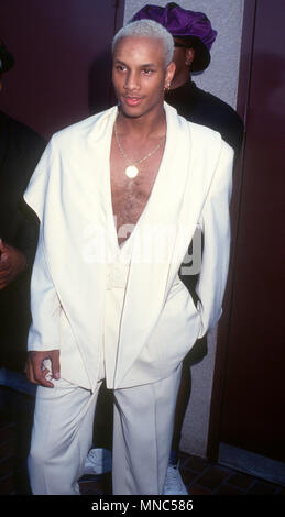 UNIVERSAL CITY, CA - SEPTEMBER 6: Dancer Oliver Crumes Jr. attends the Seventh Annual MTV Video Music Awards on September 6, 1990 at Universal Amphitheatre in Universal City, California. Photo by Barry King/Alamy Stock Photo Stock Photo