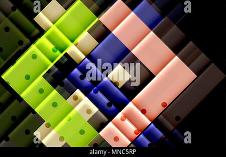 Color arrows on black background. Color arrows on black background. Vector illustration Stock Vector