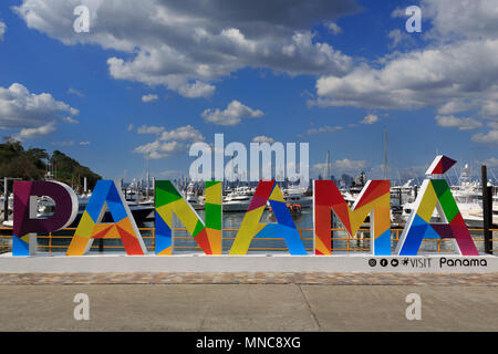 Flamenco Marina, Amador District, Panama City, Panama, Central America Stock Photo