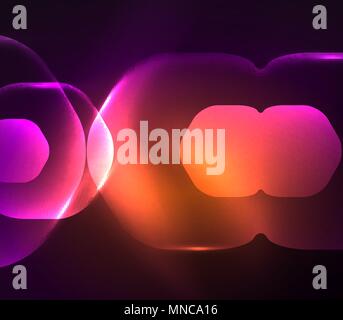 Blurred transparent hexagons on dark, digital abstract background. Blurred transparent hexagons on dark, digital abstract background. Hi-tech modern business or technology backdrop or presentation wallpaper Stock Vector