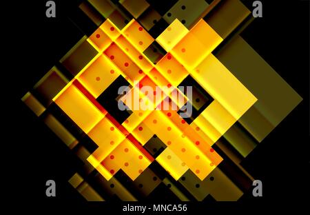 Color arrows on black background. Color arrows on black background. Vector illustration Stock Vector