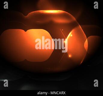 Blurred transparent hexagons on dark, digital abstract background. Blurred transparent hexagons on dark, digital abstract background. Hi-tech modern business or technology backdrop or presentation wallpaper Stock Vector