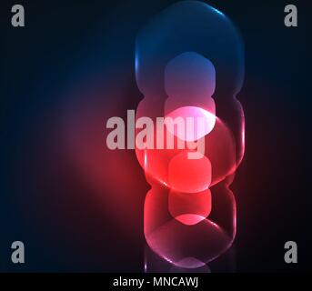 Blurred transparent hexagons on dark, digital abstract background. Blurred transparent hexagons on dark, digital abstract background. Hi-tech modern business or technology backdrop or presentation wallpaper Stock Vector
