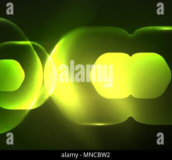 Blurred transparent hexagons on dark, digital abstract background. Blurred transparent hexagons on dark, digital abstract background. Hi-tech modern business or technology backdrop or presentation wallpaper Stock Vector