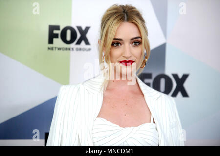 Brianne Howey attends 2018 Fox Network Upfront at Wollman Rink, Central Park on May 14, 2018 in New York City. Stock Photo