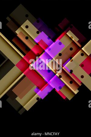 Color arrows on black background. Color arrows on black background. Vector illustration Stock Vector