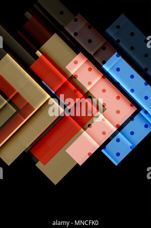 Color arrows on black background. Color arrows on black background. Vector illustration Stock Vector