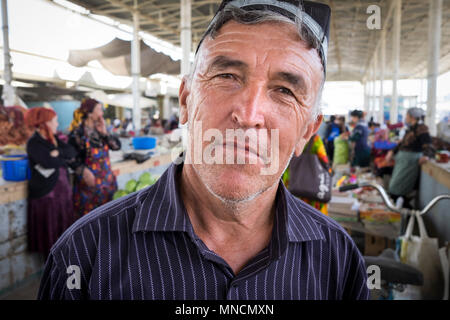 Uzbekistan, surroundings of Bukhara, local market Stock Photo
