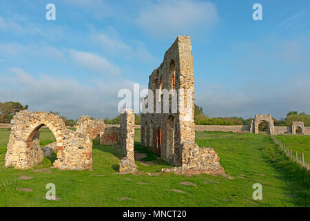 Remains of Greyfriars Priory, Dunwich, Suffolk, UK Stock Photo - Alamy