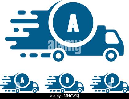 Delivery icon set Stock Vector