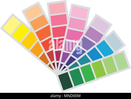 designer color swatches drawing tool vector illustration Stock Vector