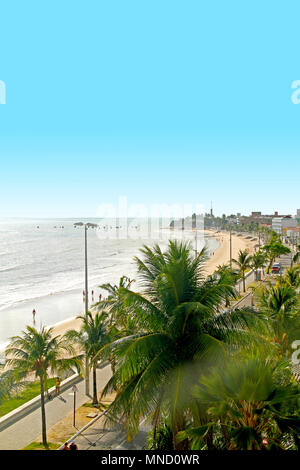 Beach of the Bessa, Cabo Branco, João Pessoa, Paraiba, Brazil Stock Photo