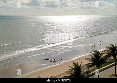 Beach of the Bessa, Cabo Branco, João Pessoa, Paraiba, Brazil Stock Photo