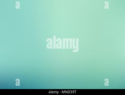 Vector background in blurred gradient of blue and green colors, pale design element in cold teal. Stock Vector
