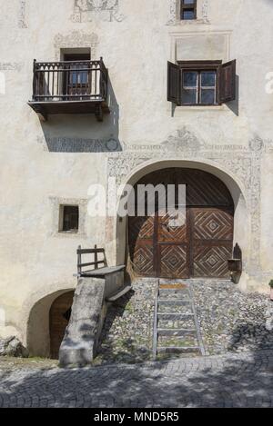 Switzerland Engadin Guarda August 2017 | usage worldwide Stock Photo