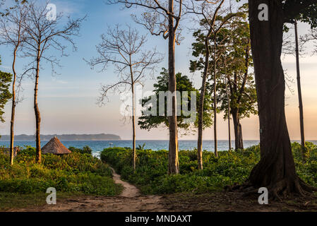 Sunrise at Neil island in the Andaman and Nicobar archipelago, India Stock Photo