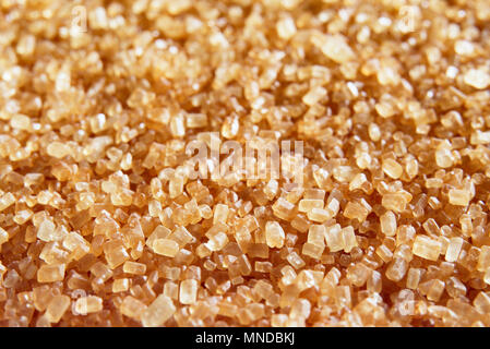 Cane brown sugar. Close-up. Stock Photo
