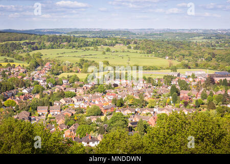 View of Kinver town or village, Staffordshire UK Stock Photo