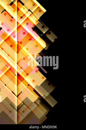 Color arrows on black background. Color arrows on black background. Vector illustration Stock Vector