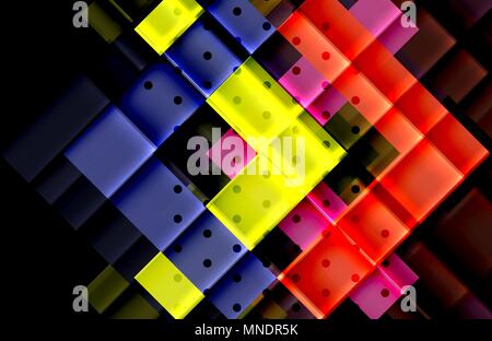 Color arrows on black background. Color arrows on black background. Vector illustration Stock Vector