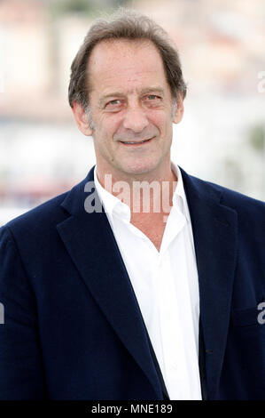 Cannes, France. 16th May, 2018. Vincent Lindon at the 'At War / En guerre' photocall during the 71st Cannes Film Festival at the Palais des Festivals on May 16, 2018 in Cannes, France Credit: Geisler-Fotopress/Alamy Live News Stock Photo