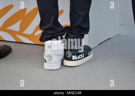 CANNES, FRANCE. May 15, 2018: Spike Lee at the photocall for 'Blackkklansman' at the 71st Festival de Cannes Picture: Sarah Stewart Credit: Sarah Stewart/Alamy Live News Stock Photo